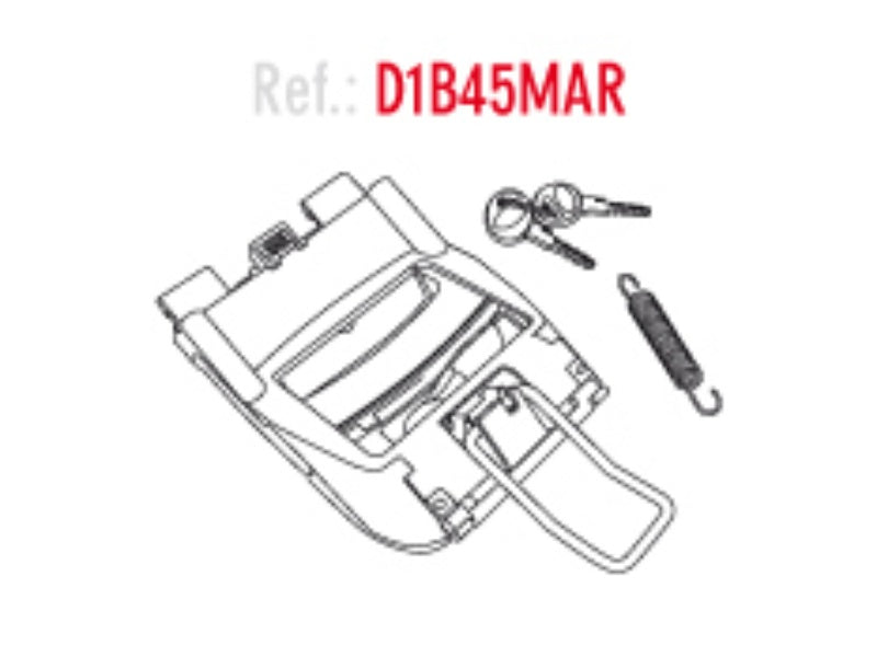 SHAD Replacement Locking Mechanism - SH40/SH45 D1B45MAR