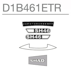 SHAD Motorcycle SH46 Replacement Sticker