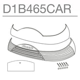 SHAD Motorcycle SH46 Replacement Red Reflectors