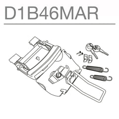 SHAD Motorcycle SH46 Replacement Locking Mechanism