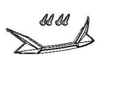 SHAD Motorcycle SH47 Replacement Red Reflector