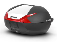 SHAD Motorcycle SH47 Top Box White Cover