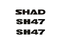 SHAD Motorcycle SH47 Replacement Stickers