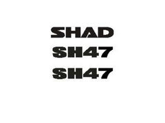 SHAD Motorcycle SH47 Replacement Stickers