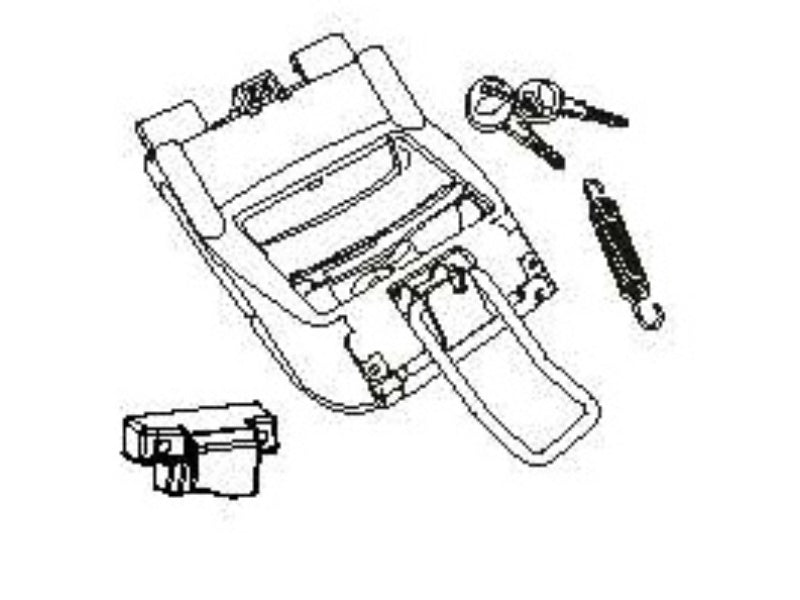 SHAD Motorcycle SH47 Replacement Locking Mechanism