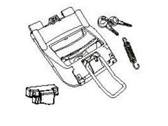 SHAD Motorcycle SH47 Replacement Locking Mechanism