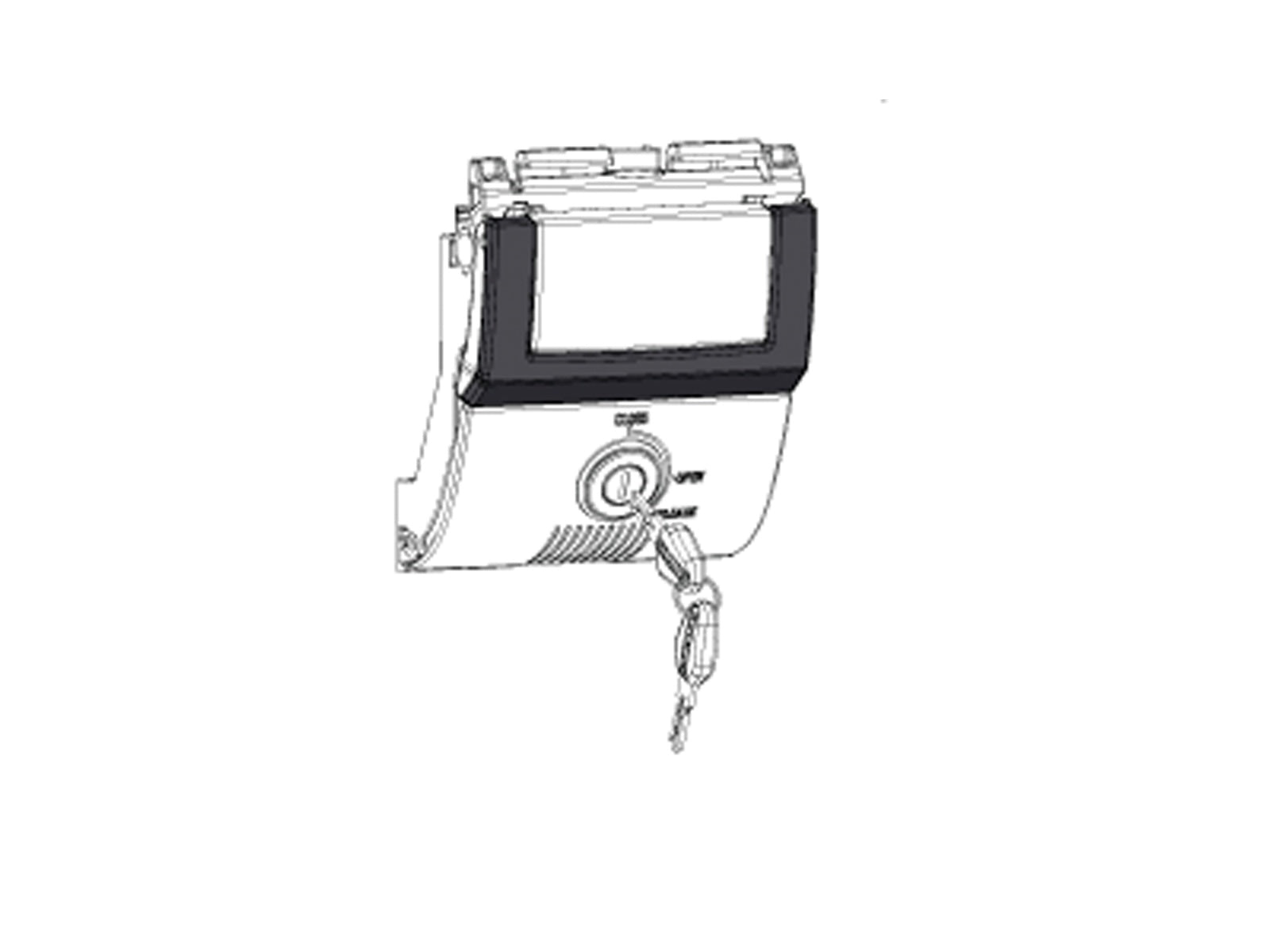 SHAD Motorcycle SH48 Replacement Premium Locking Mechanism (Dark Grey)