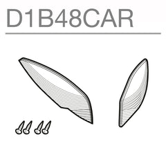 SHAD Motorcycle SH48 Replacement Reflectors (Clear)