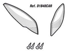 SHAD Motorcycle SH48 Replacement Reflectors (Clear)