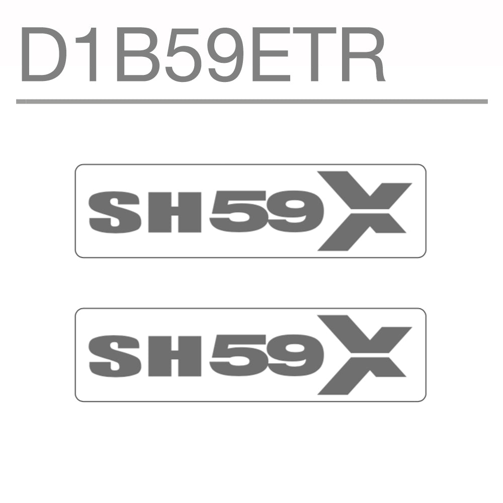 SHAD Motorcycle SH59X Replacement Sticker