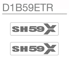 SHAD Motorcycle SH59X Replacement Sticker