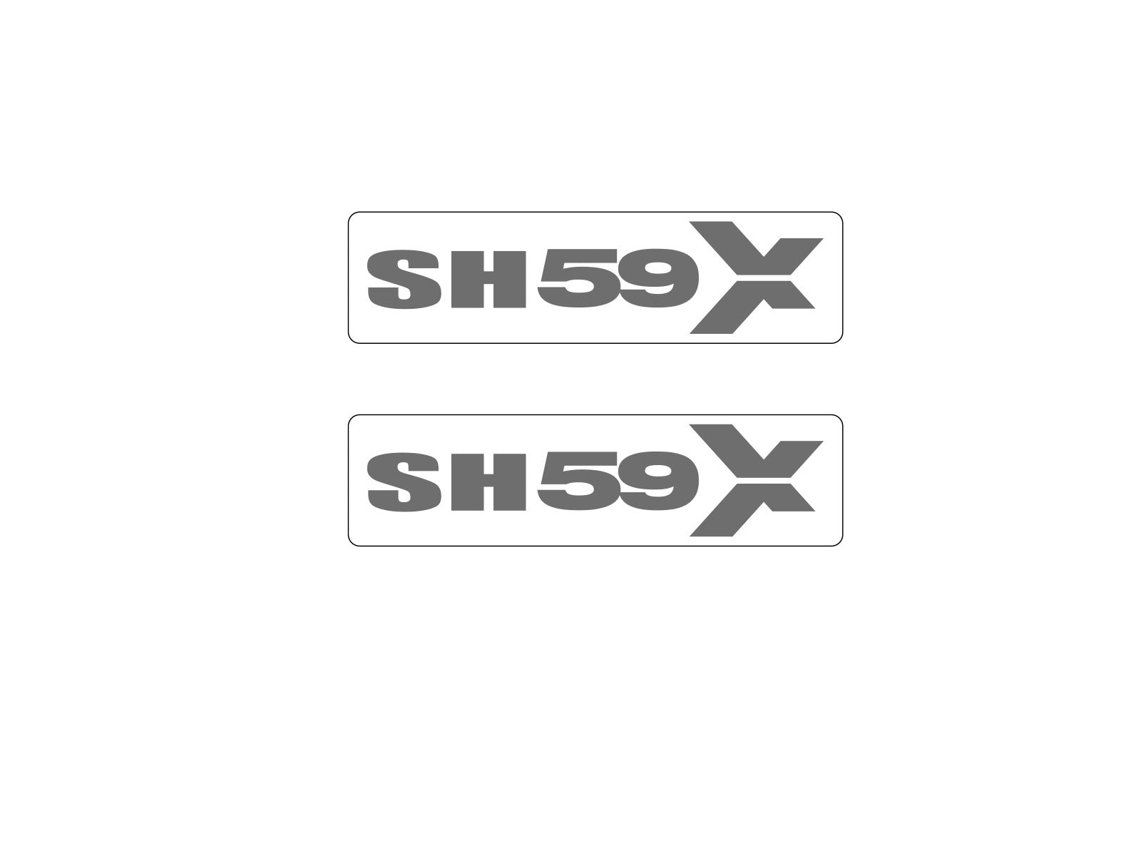 SHAD Motorcycle SH59X Replacement Sticker