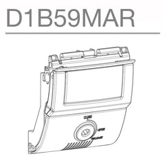 SHAD Replacement Locking Mechanism - SH58X/SH59X D1B59MAR