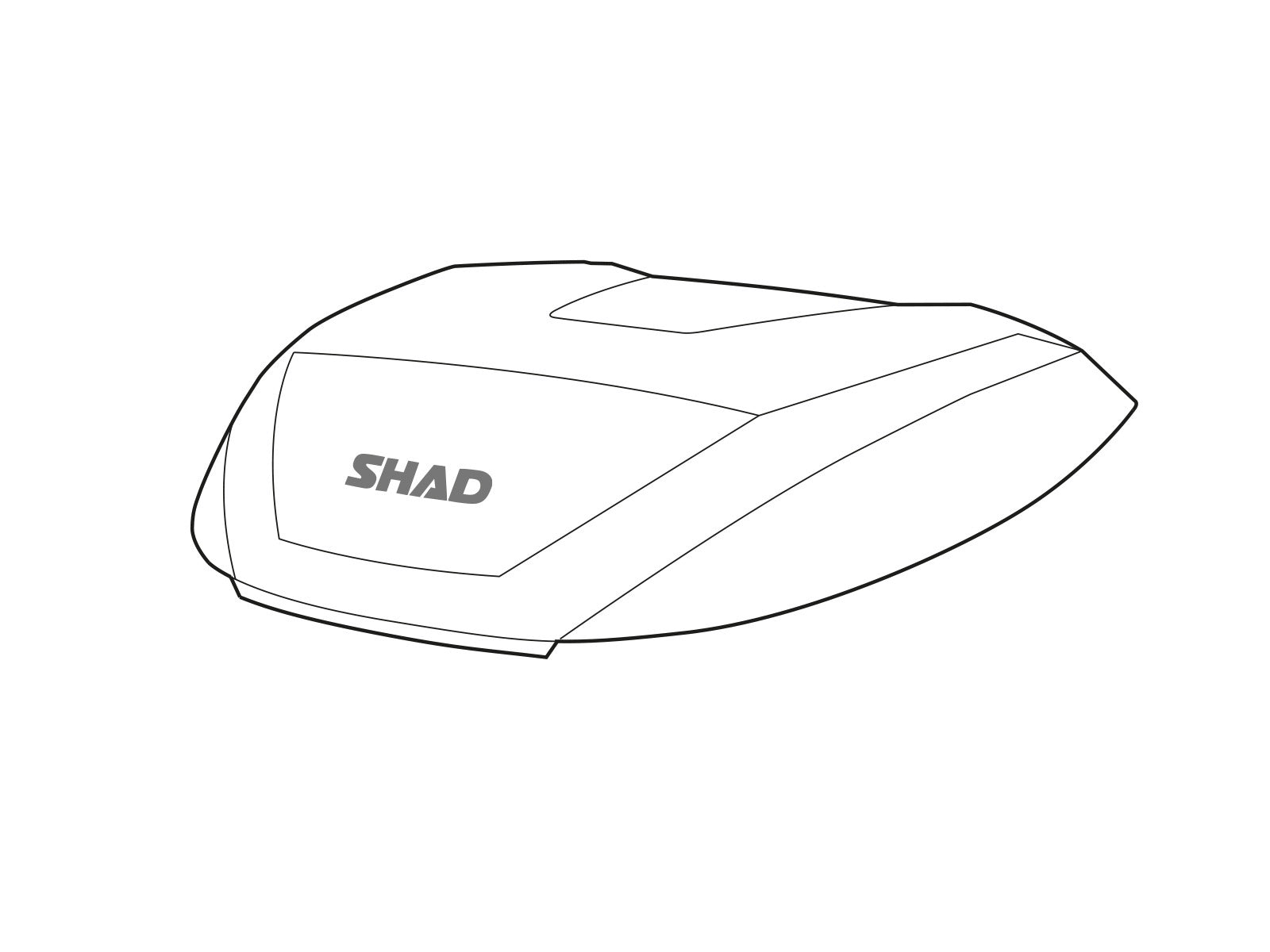 SHAD Motorcycle SH59X Replacement Aluminium Lid