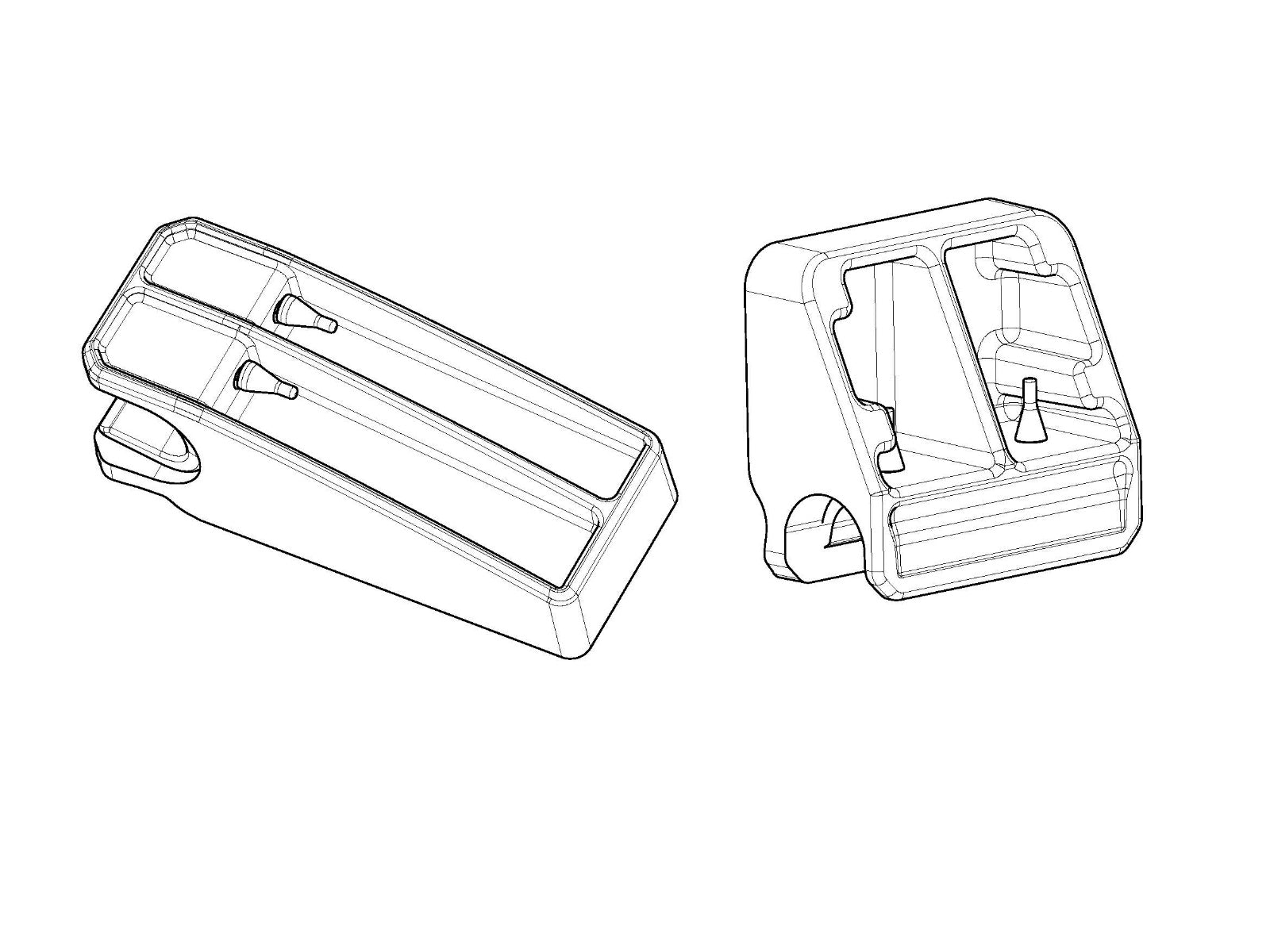 SHAD Motorcycle Pannier Brackets - TR36/TR47