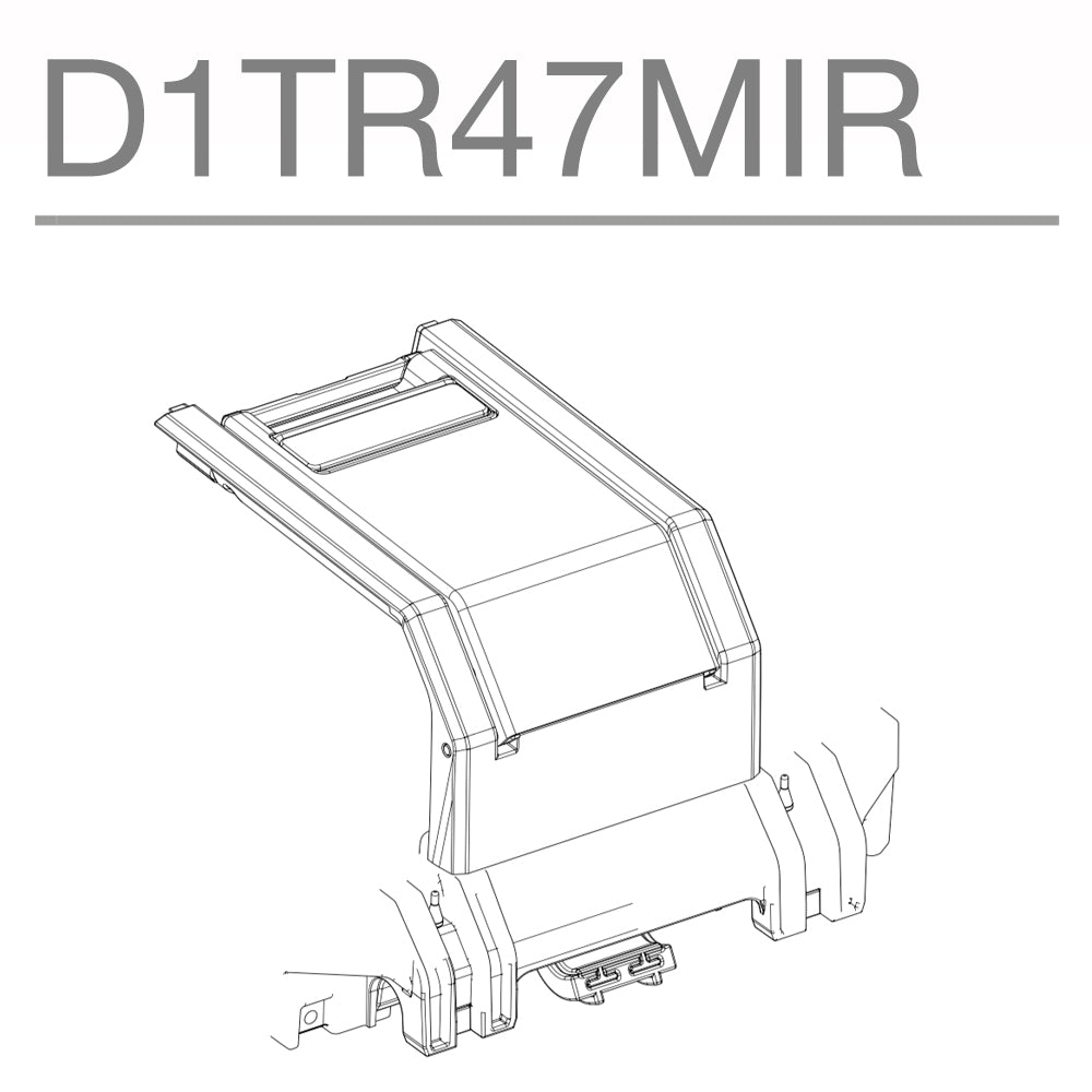 SHAD TR47 Pannier Lower Lock System D1TR47MIR
