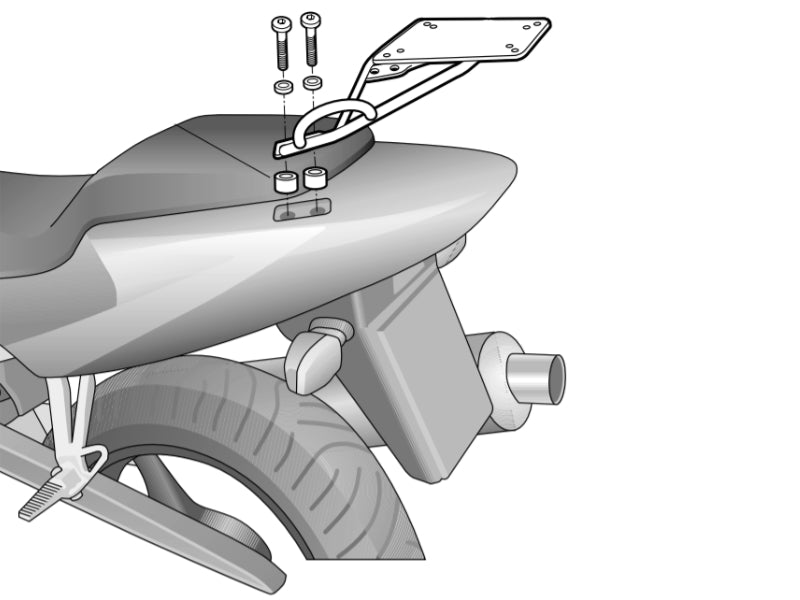 SHAD Motorcycle Top Box Fitting Kit for Honda CBR600 F (2001-2008)