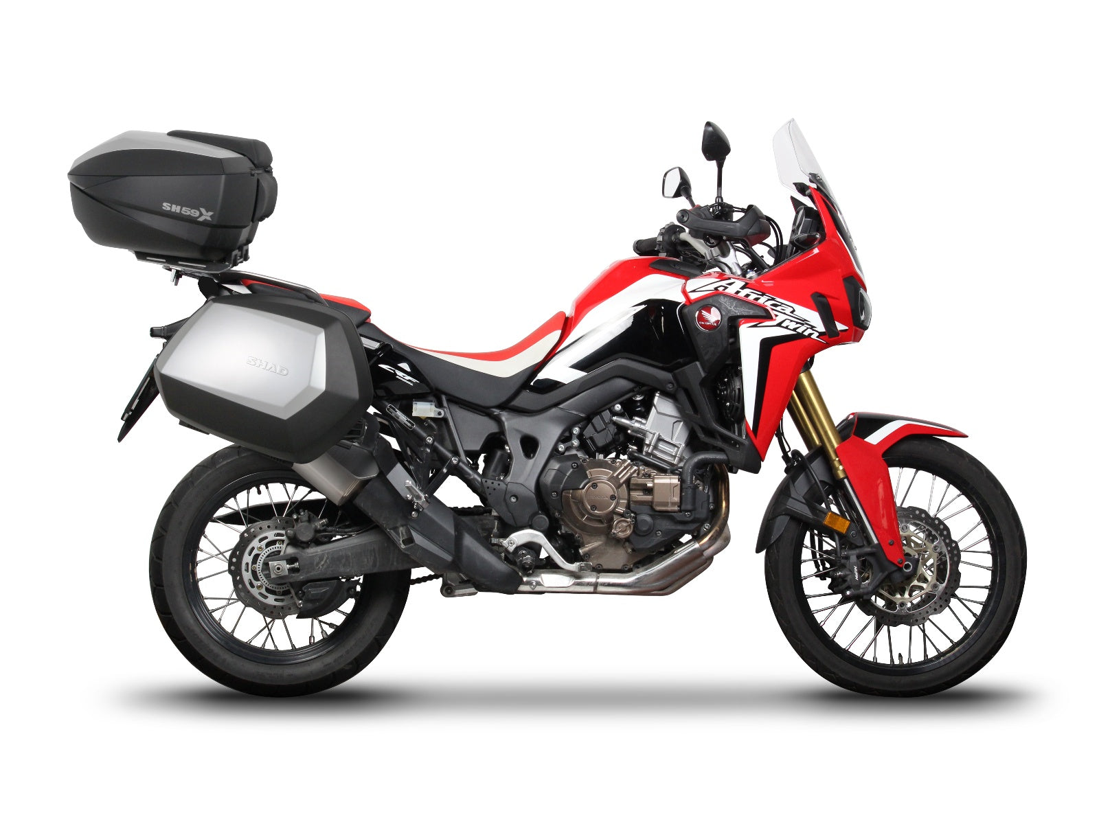 SHAD Motorcycle 4P Pannier Fitting Kit for Honda Africa Twin CRF1000L (2018-2019)