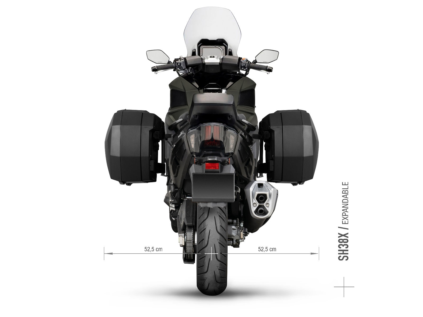 SHAD Motorcycle 3P Pannier Fitting Kit for Kymco CV3 (2022-2024)