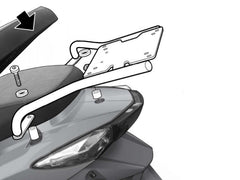 SHAD Motorcycle Top Box Fitting Kit for Kymco Agility 50 RS (2010-2025)