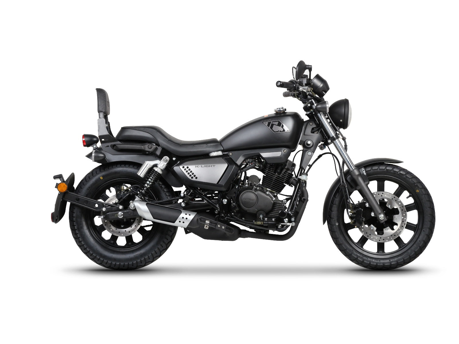 SHAD Motorcycle Backrest And Fitting Kit for Keeway K-Light 125 (2018-2025)