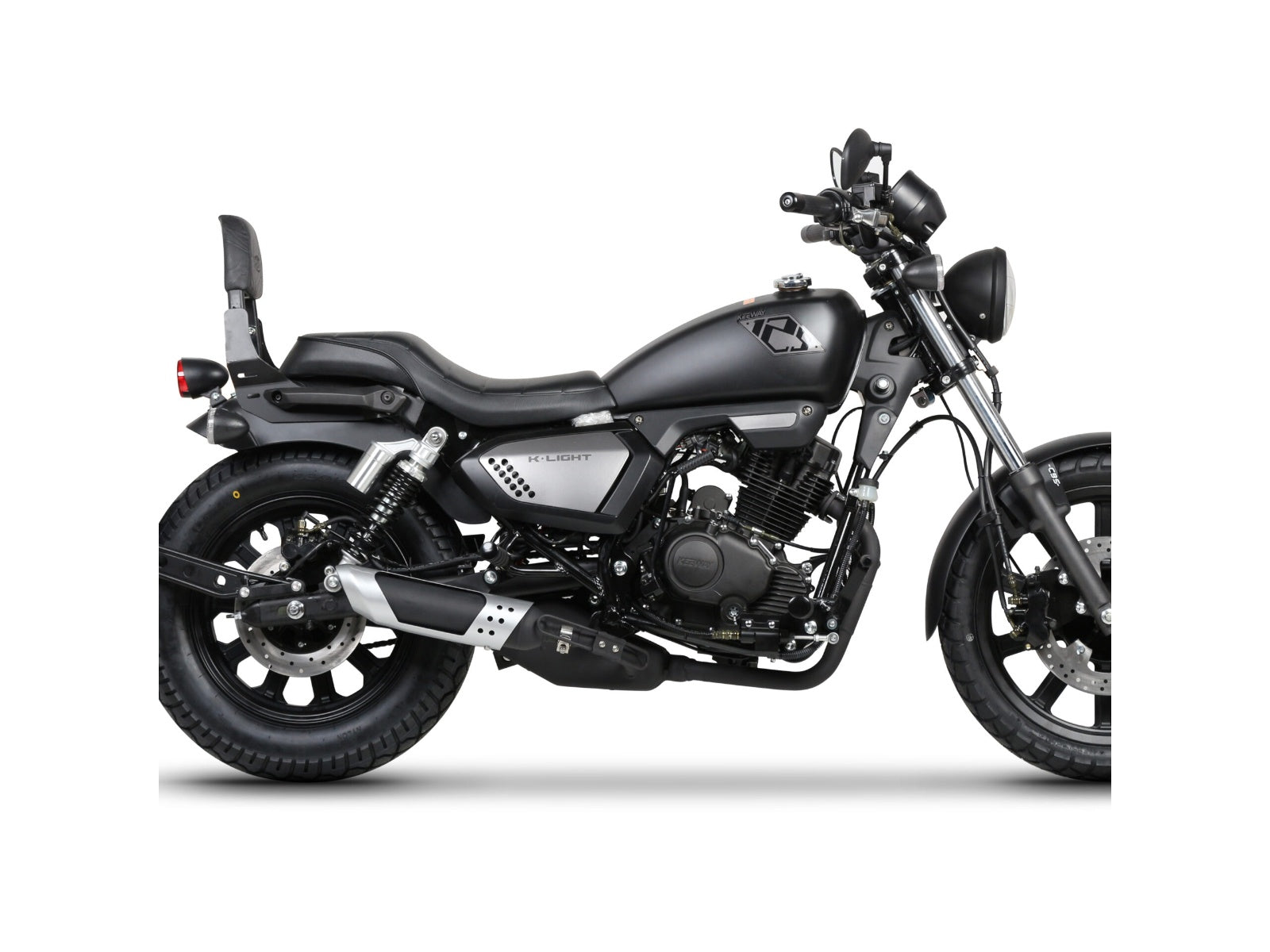 SHAD Motorcycle Backrest And Fitting Kit for Keeway K-Light 125 (2018-2026)