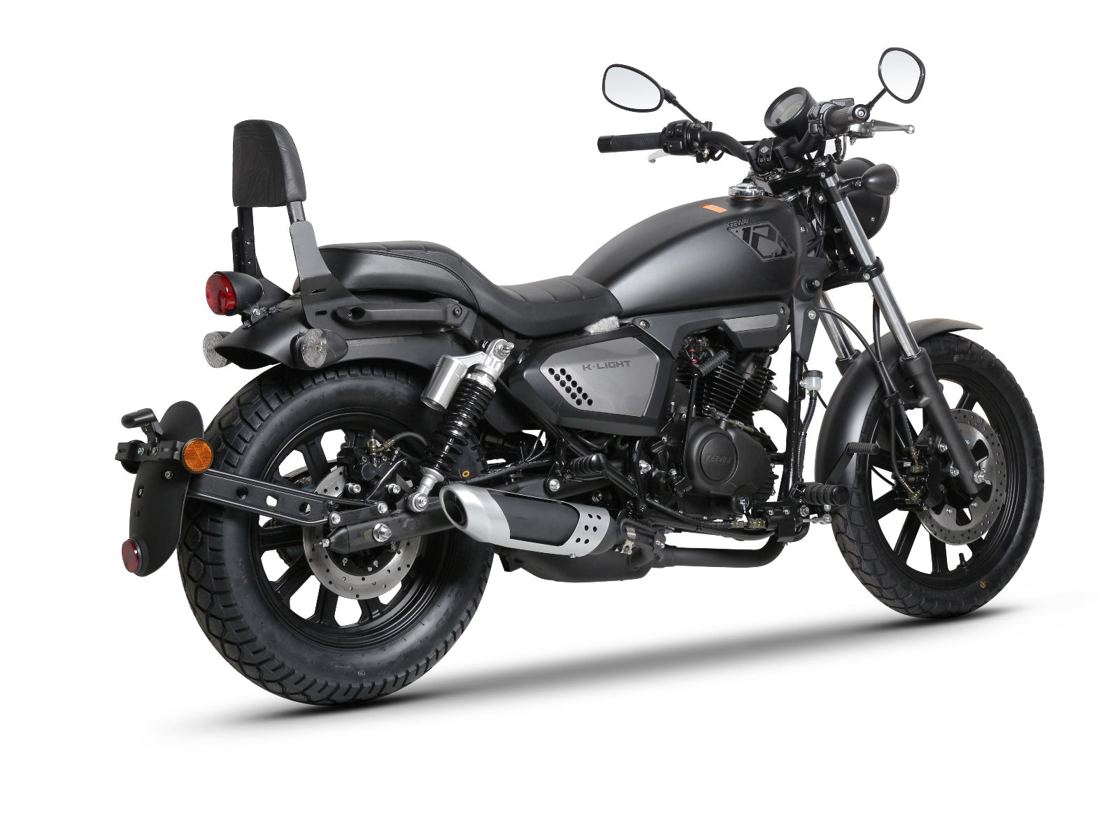 SHAD Motorcycle Backrest And Fitting Kit for Keeway K-Light 125 (2018-2025)