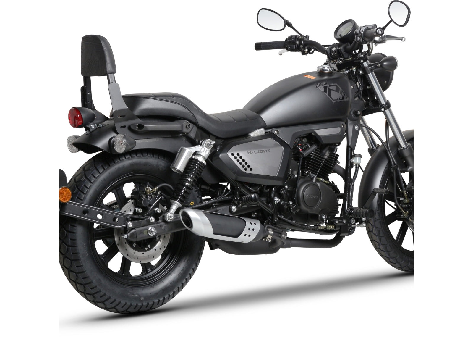 SHAD Motorcycle Backrest And Fitting Kit for Keeway K-Light 125 (2018-2026)