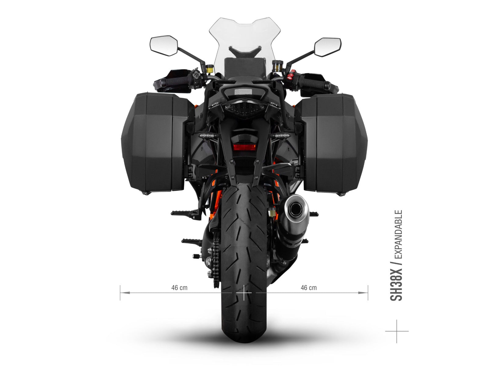 SHAD Motorcycle 3P Pannier Fitting Kit for KTM 1290 Super Duke GT (2023-2026)