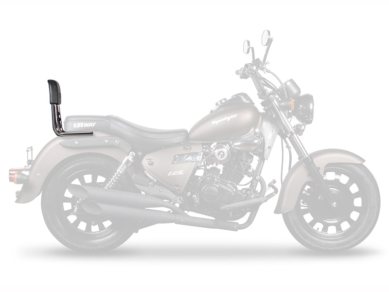 SHAD Motorcycle Backrest and Fitting Kit for Keeway Blackster 250 (2015-2025)