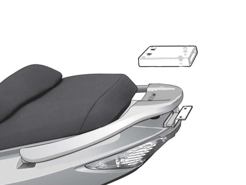 SHAD Motorcycle Top Box Fitting Kit for Kymco Xciting 500 (2005-2015)