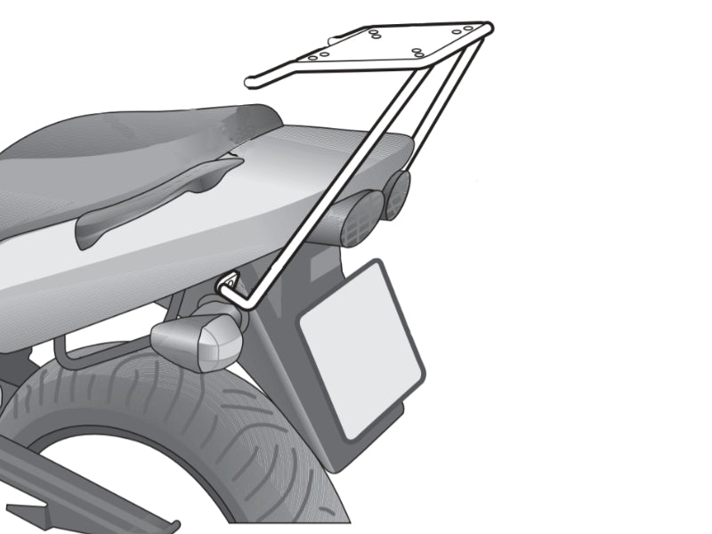 SHAD Top Box Fitting Kit for Kawasaki ZR-7 (01-05) K0ZR71ST