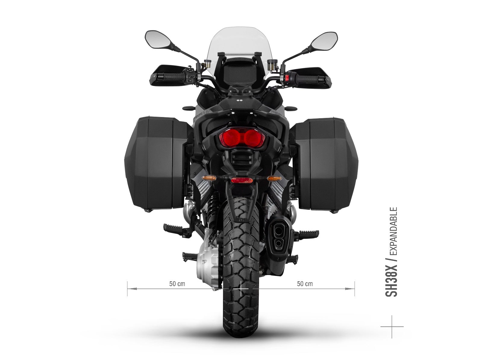SHAD Motorcycle 3P Pannier Fitting Kit for Moto Guzzi Stelvio (2024-2026)