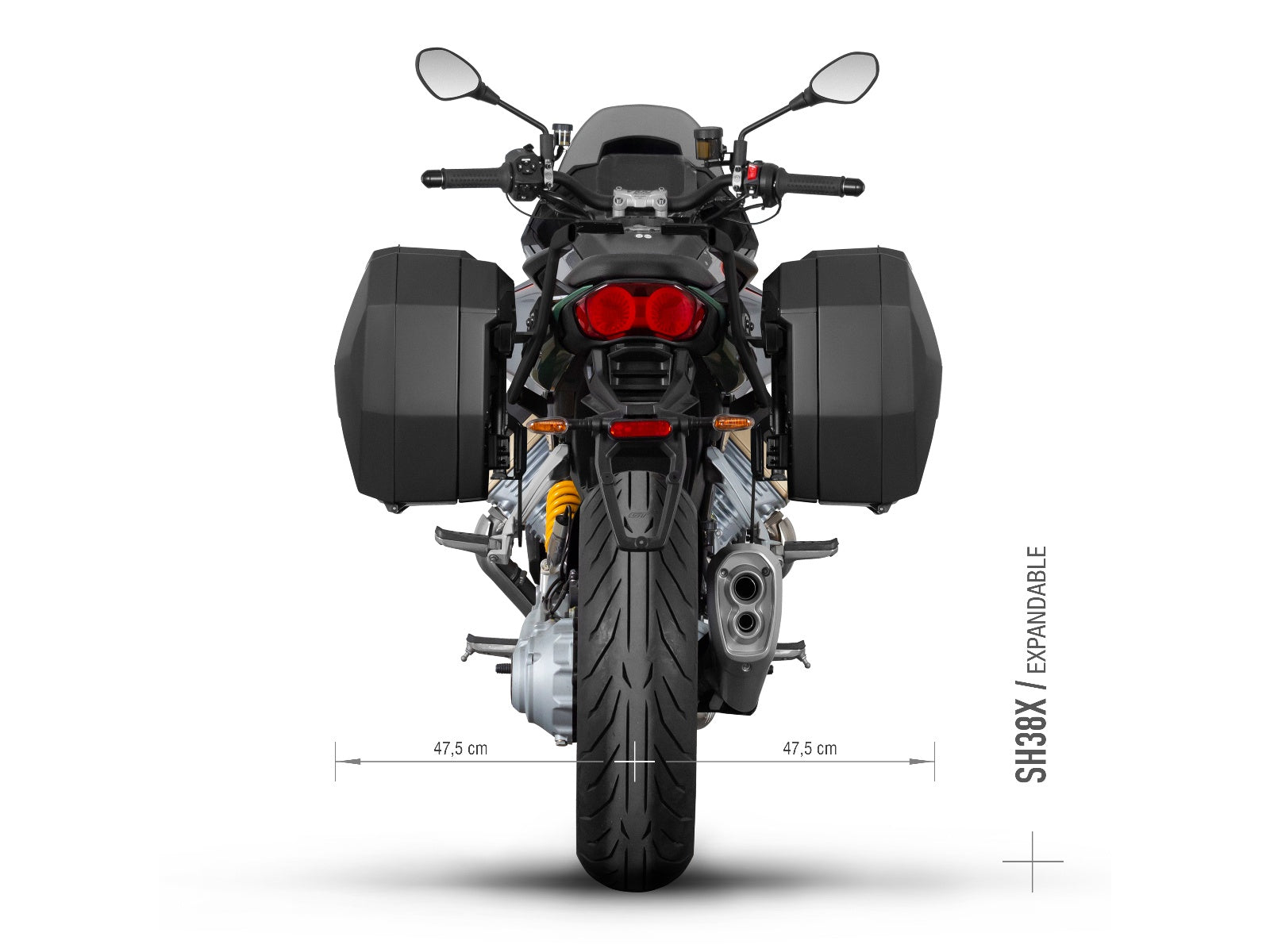 SHAD Motorcycle 3P Pannier Fitting Kit for Moto Guzzi V100 Mandello (2022-2025)