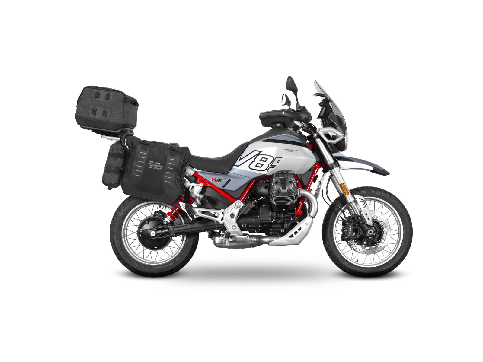 SHAD Motorcycle 3P Pannier Fitting Kit for Moto Guzzi V85 TT Travel (2024-2026)