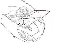 SHAD Top Box Fitting Kit for Peugeot Vivacity 50 (99-07) P0V59T