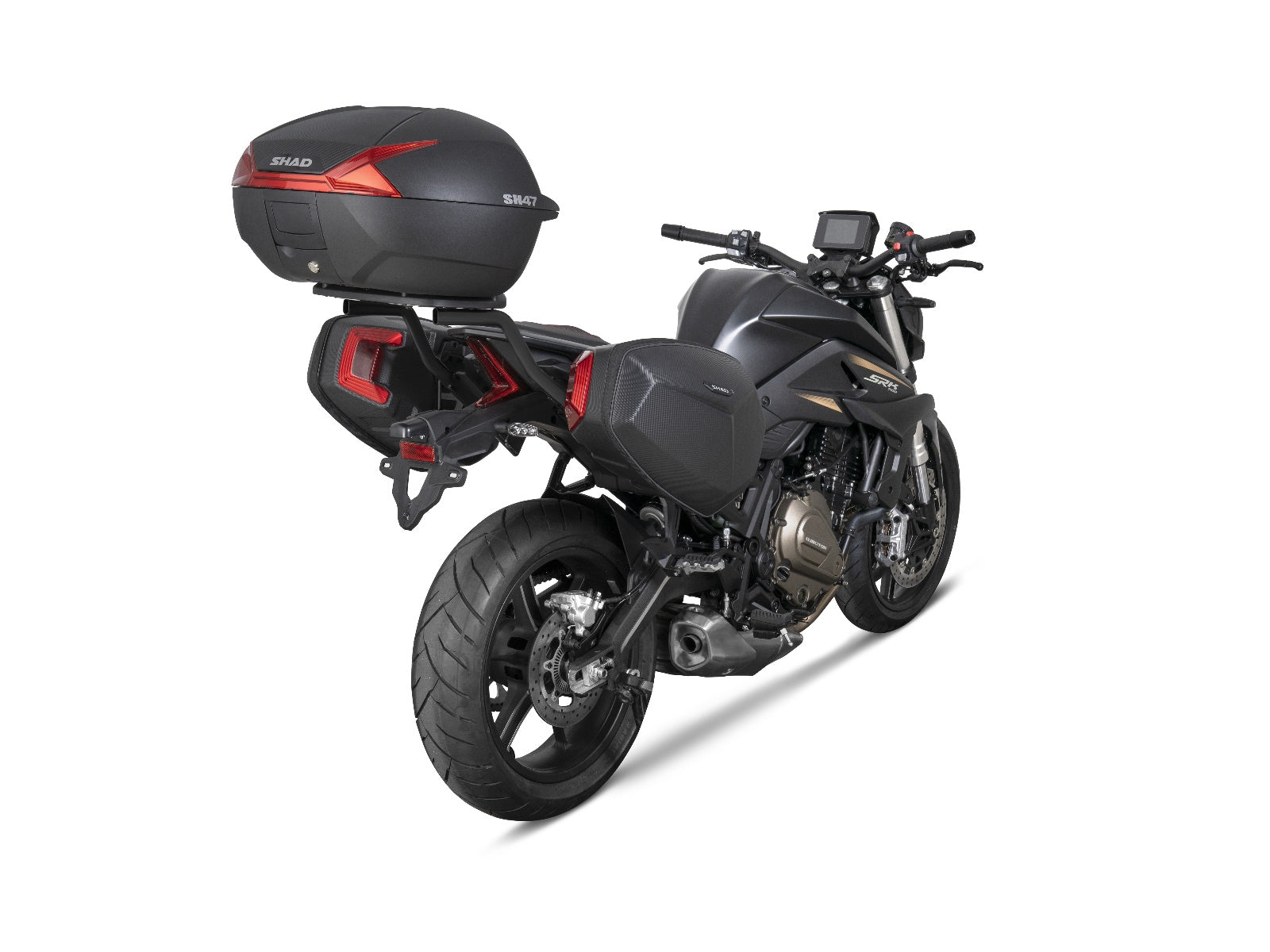 SHAD Motorcycle SR Pannier Fitting Kit for QJ Motor SRK 700 (2022-2025)