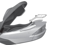 SHAD Motorcycle Top Box Fitting Kit for Suzuki Burgman 125 (2002-2006)