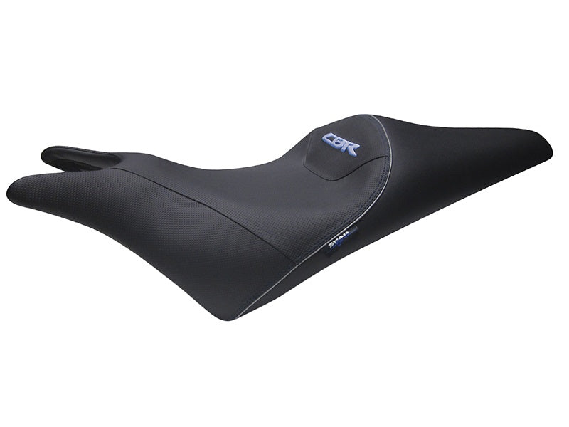 SHAD Motorcycle Comfort Seat (Blue Seams)