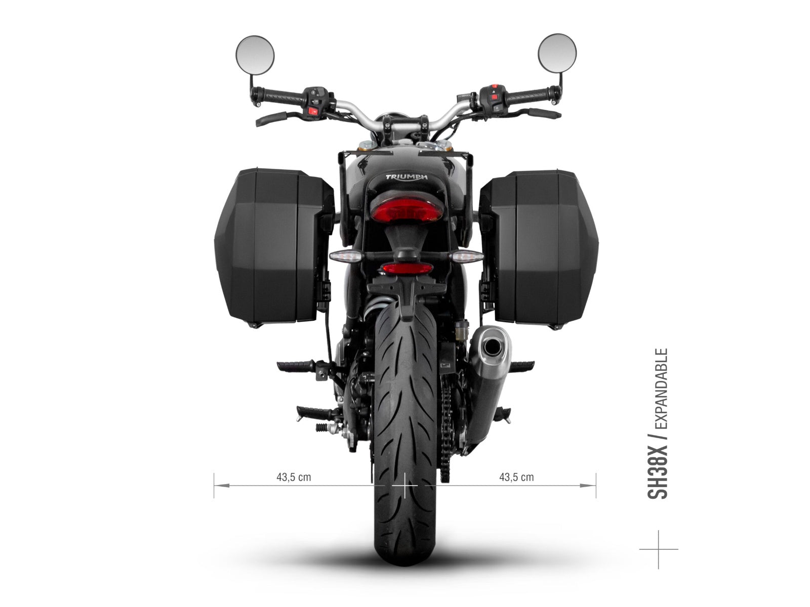 SHAD Motorcycle 3P Pannier Fitting Kit for Triumph Speed 400 (2025-2026)