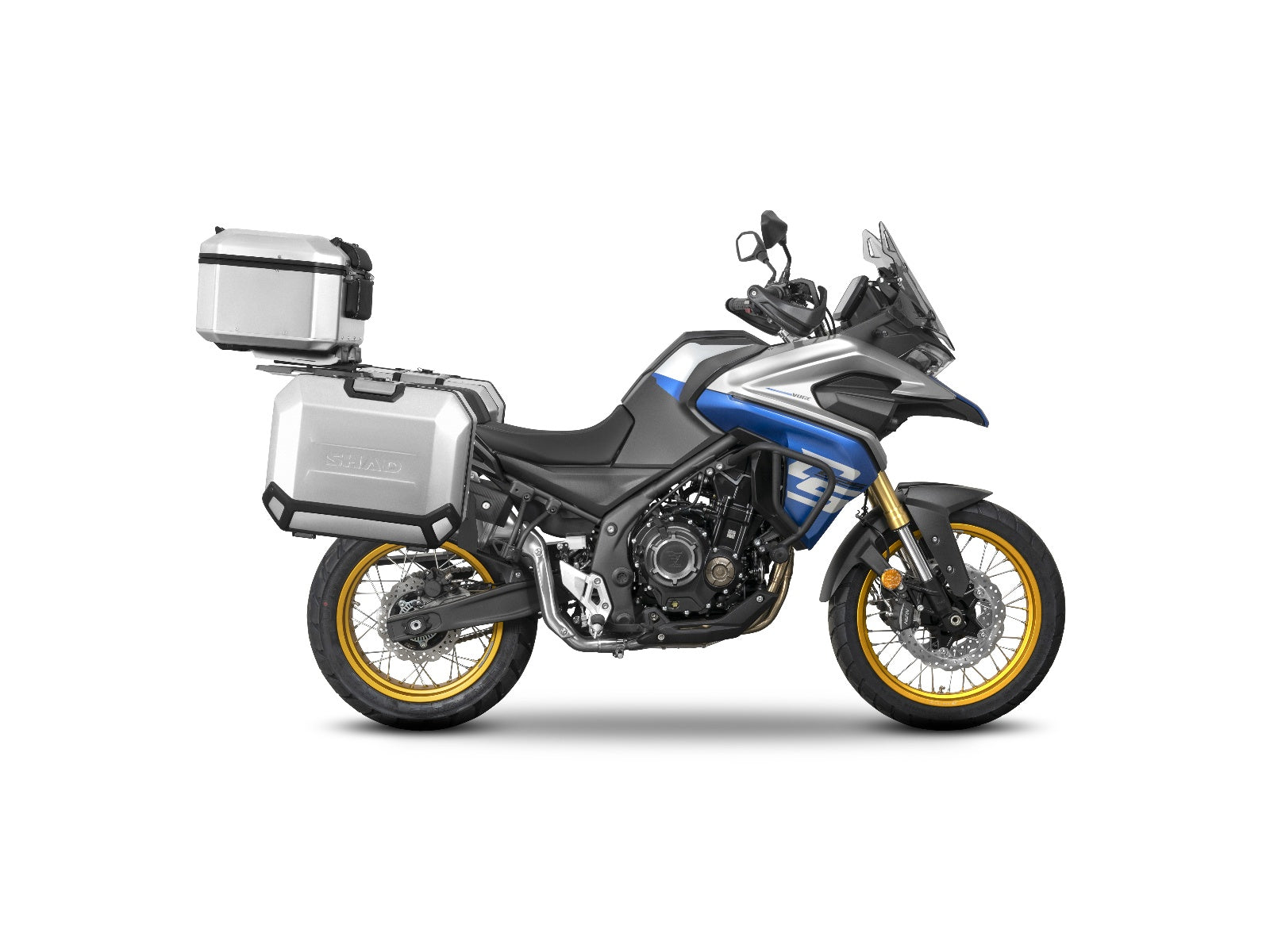 SHAD Motorcycle 4P Pannier Fitting Kit for Voge 525 DSX Black Knight (2024-2025)