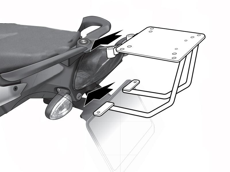 SHAD Top Box Fitting Kit for BMW F800 S (07-15) W0FR89ST
