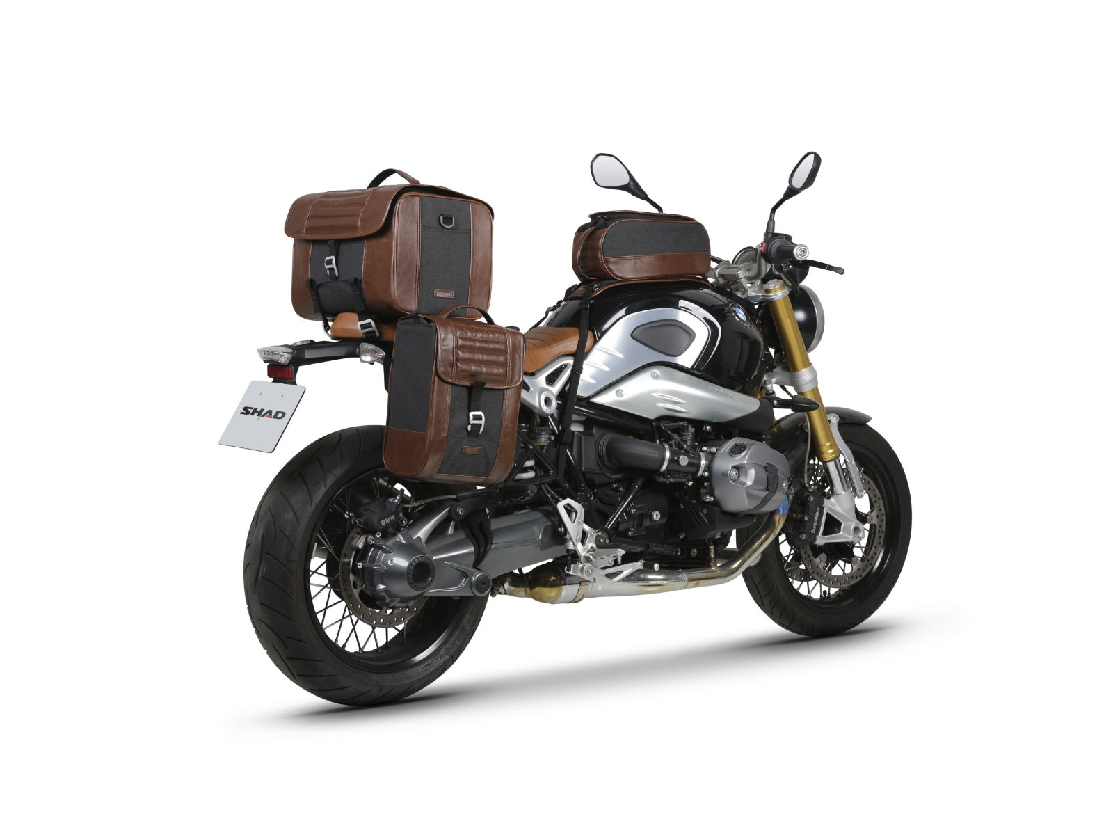 SHAD Motorcycle SR Pannier Fitting Kit for BMW R Nine T Scrambler (2016-2023)