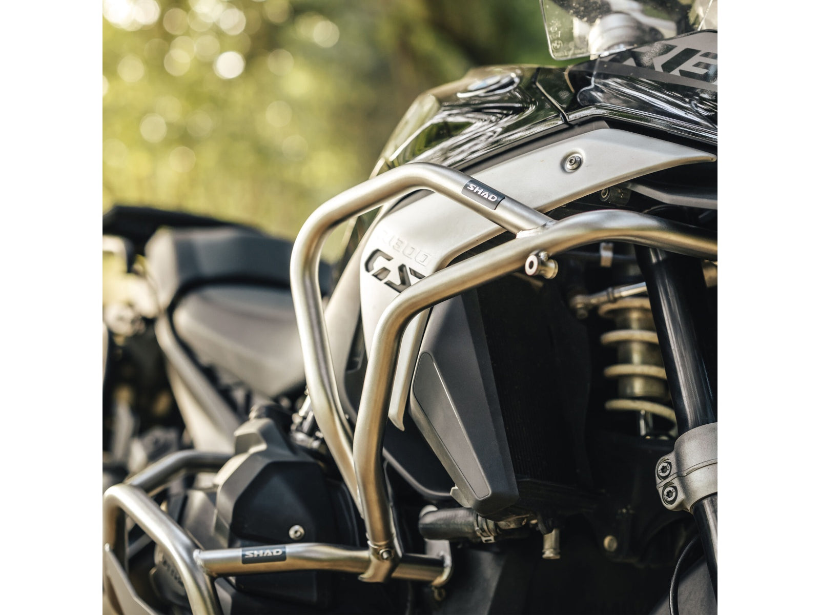 SHAD Upper Crash Bars - Silver for BMW R1300 GS Option 719 Tramuntana (24-26) W0RG14SSH