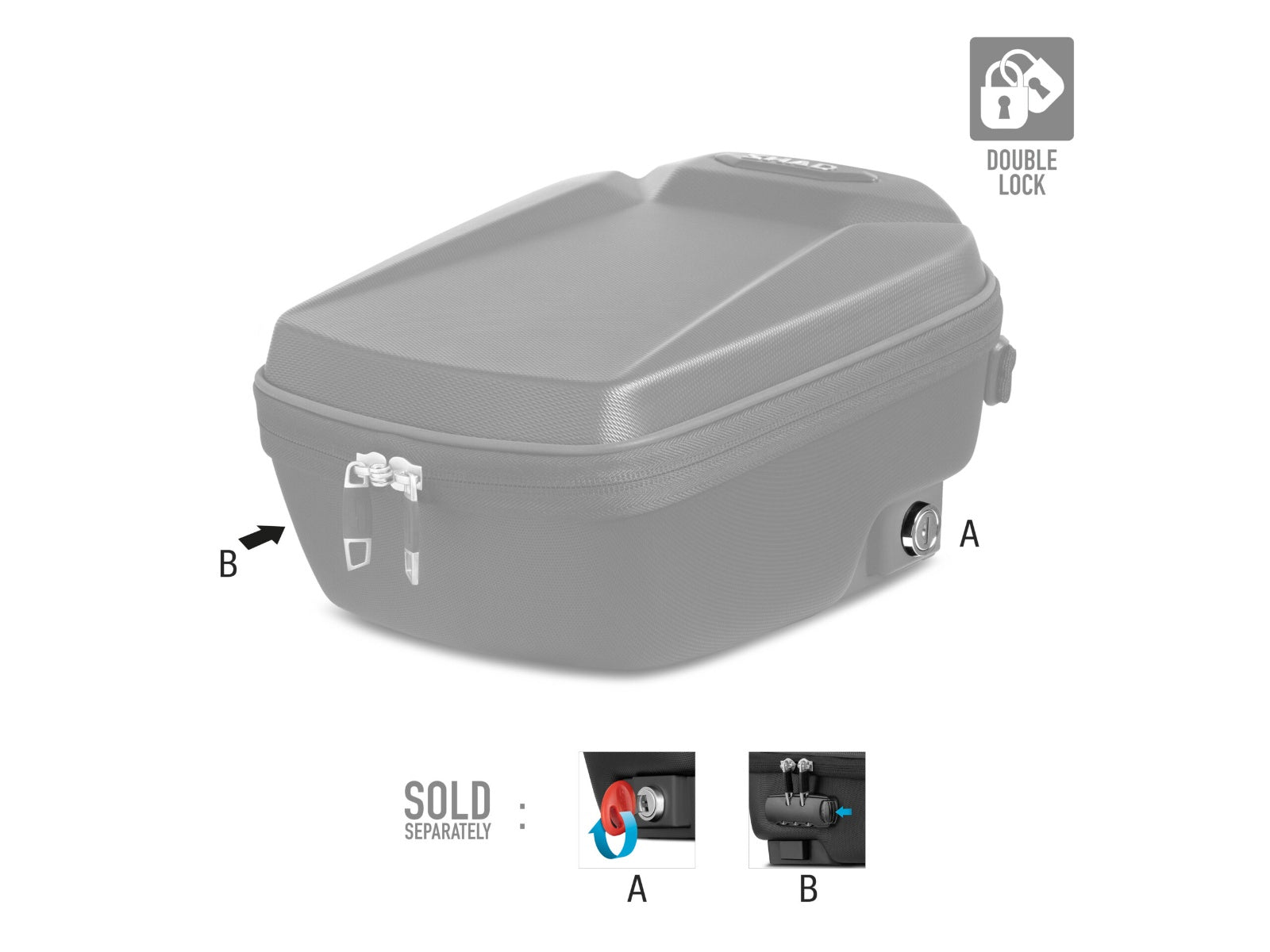 SHAD Motorcycle Click System Tank Bag E09C