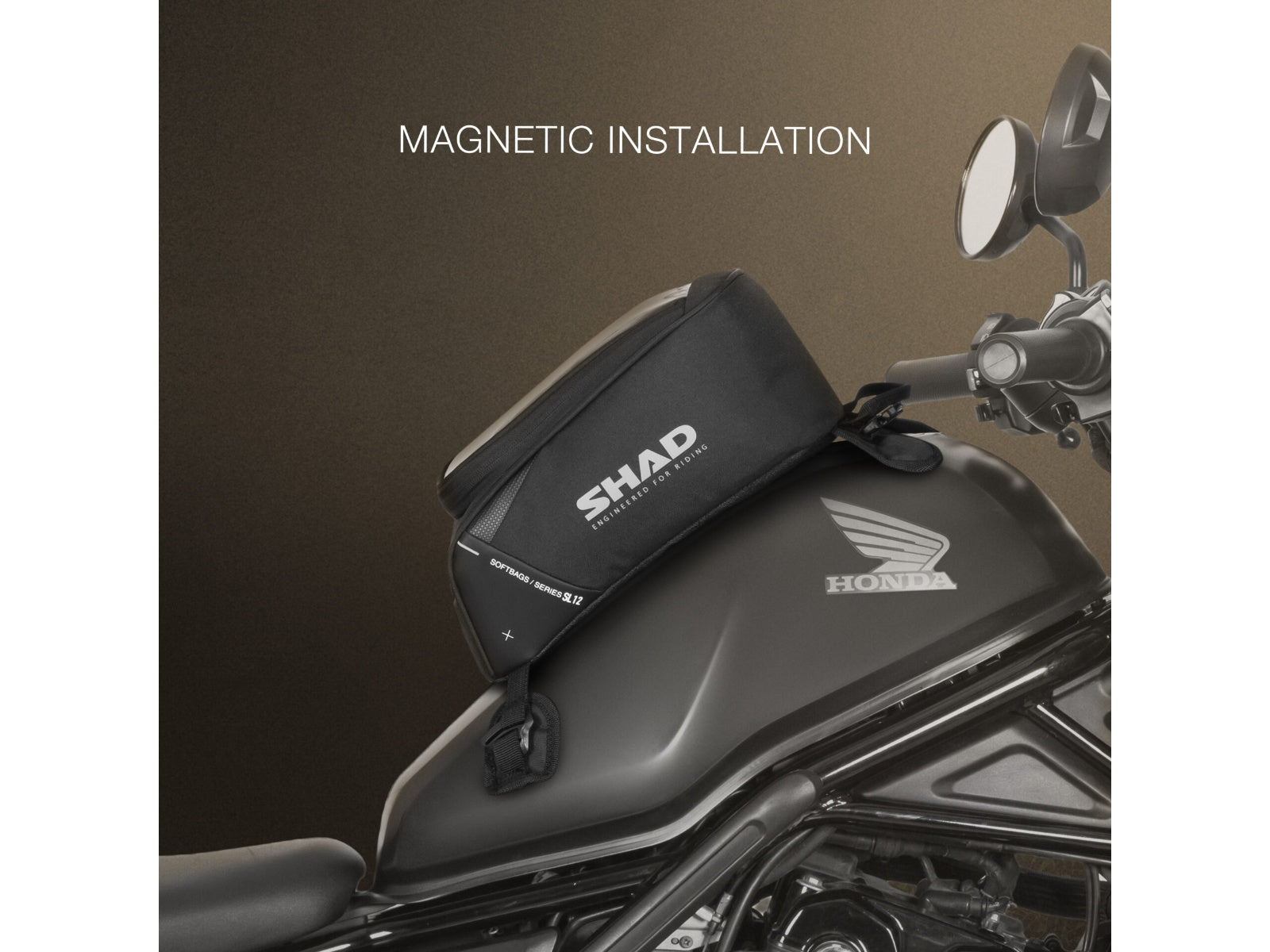SHAD Motorcycle Magnetic Tank Bag (Small)