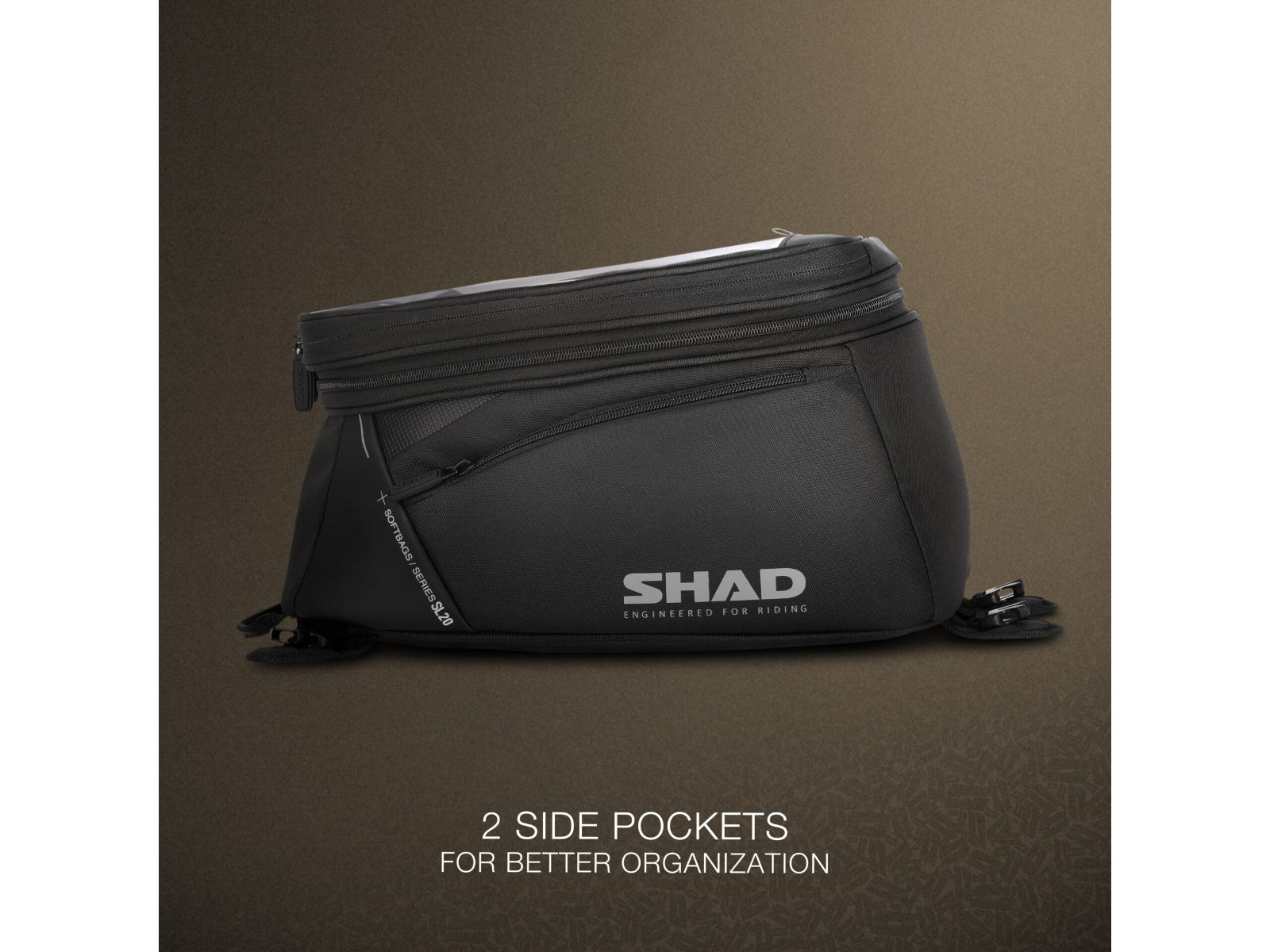 SHAD Motorcycle Magnetic Tank Bag (Medium)