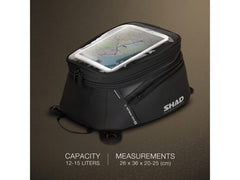 SHAD Motorcycle Magnetic Tank Bag (Medium)