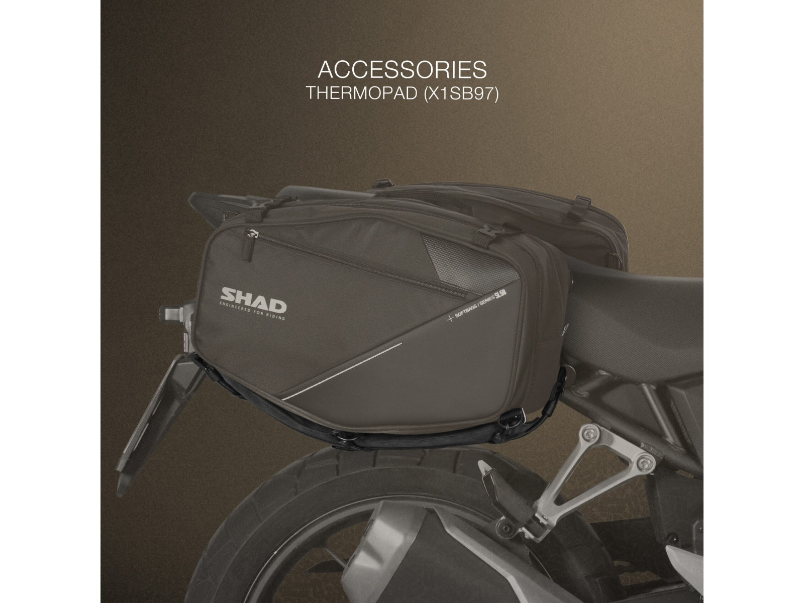 SHAD Motorcycle SL58 Saddle Bags - Large