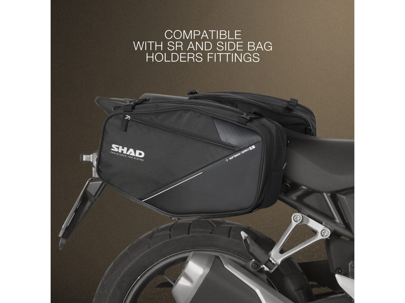 SHAD Motorcycle SL58 Saddle Bags - Large